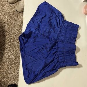 High wasted amazon free people shorts. Size medium dark blue.